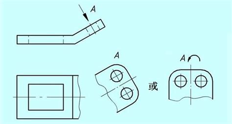 斜視圖|機械製圖中的各種視圖還搞不清？請看此文！